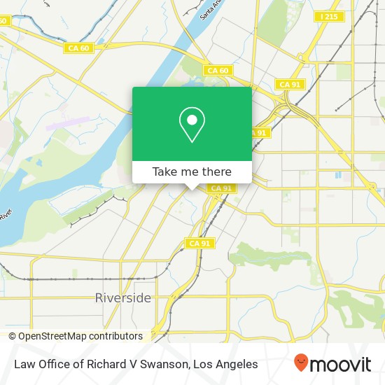 Mapa de Law Office of Richard V Swanson