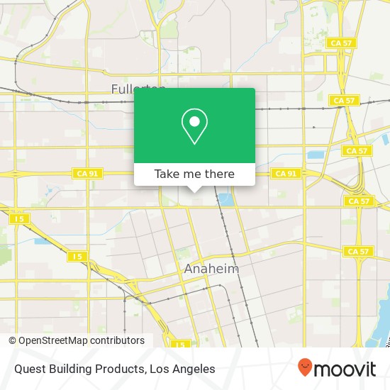 Quest Building Products map