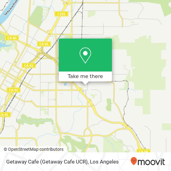 Getaway Cafe (Getaway Cafe UCR) map