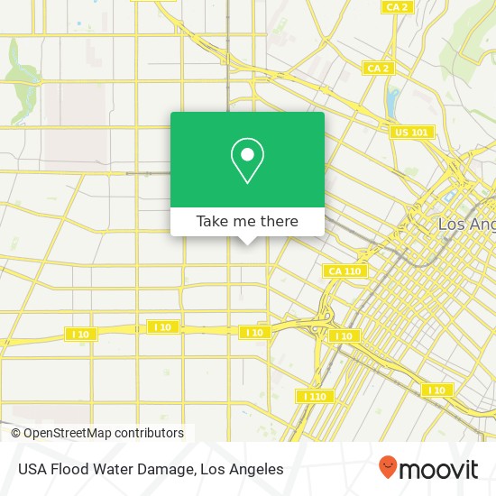 Mapa de USA Flood Water Damage