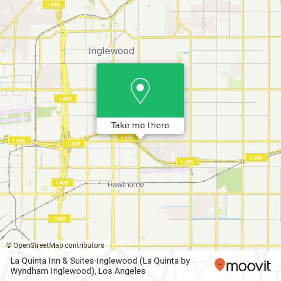 Mapa de La Quinta Inn & Suites-Inglewood (La Quinta by Wyndham Inglewood)