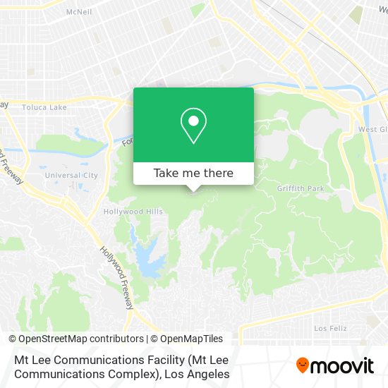 Mapa de Mt Lee Communications Facility
