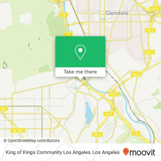 King of Kings Community Los Angeles map