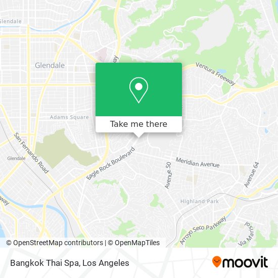 Bangkok Thai Spa map