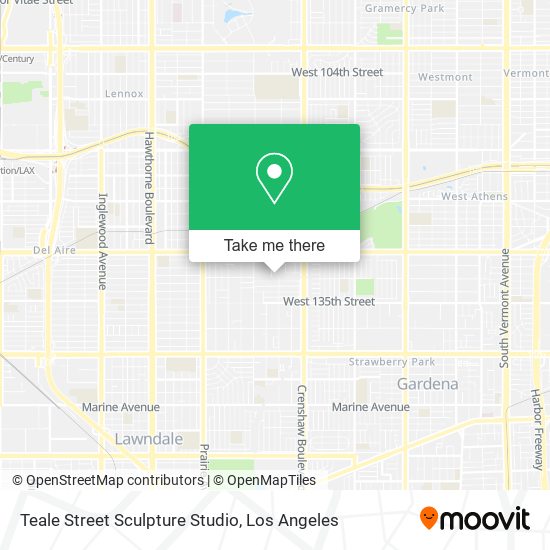 Teale Street Sculpture Studio map