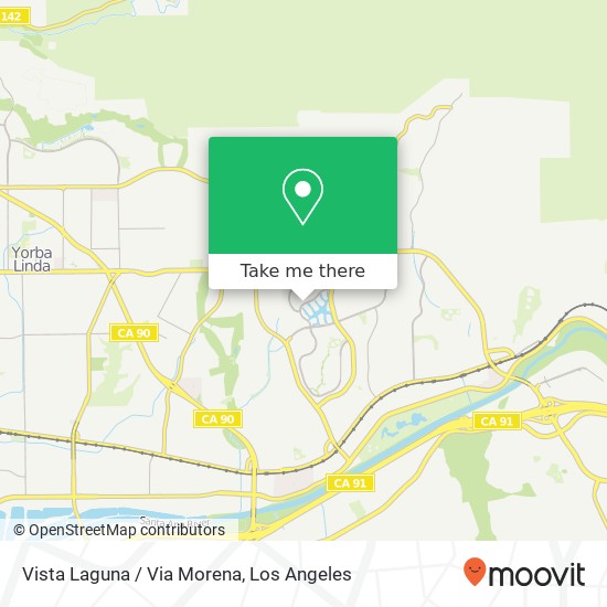 Mapa de Vista Laguna / Via Morena
