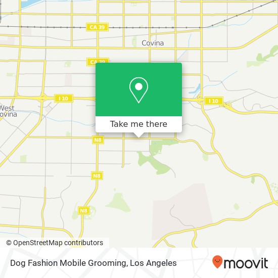 Dog Fashion Mobile Grooming map
