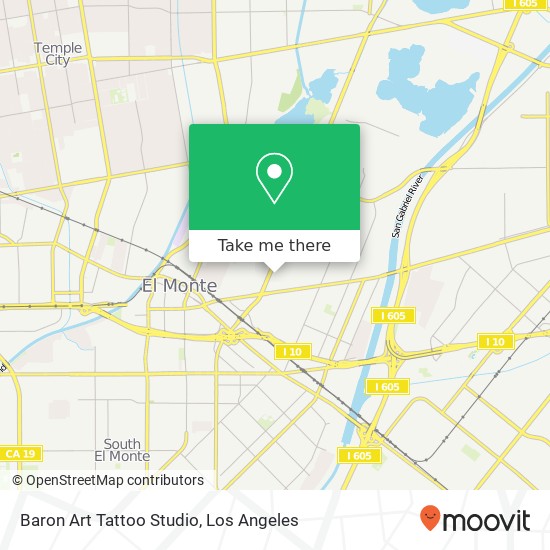 Baron Art Tattoo Studio map