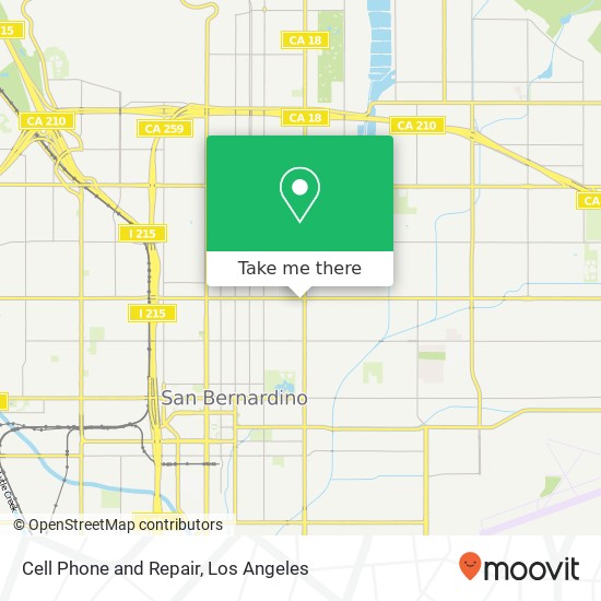 Cell Phone and Repair map