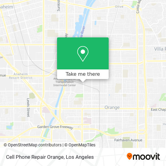 Cell Phone Repair Orange map