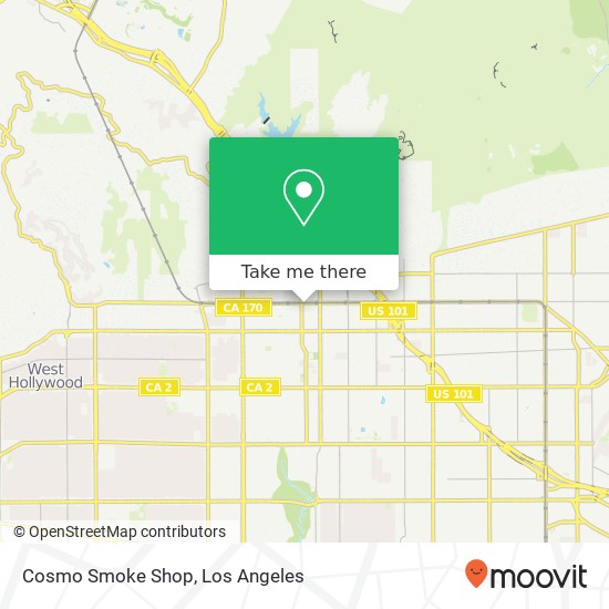 Cosmo Smoke Shop map