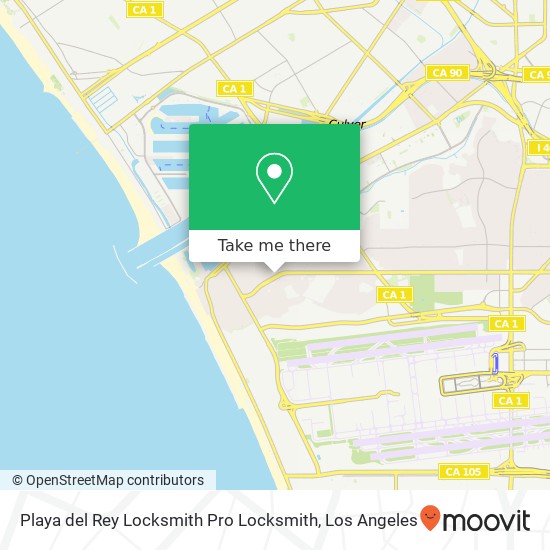 Mapa de Playa del Rey Locksmith Pro Locksmith