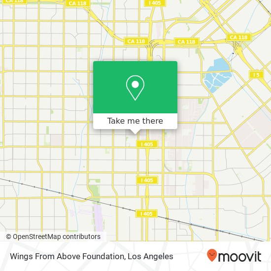 Wings From Above Foundation map