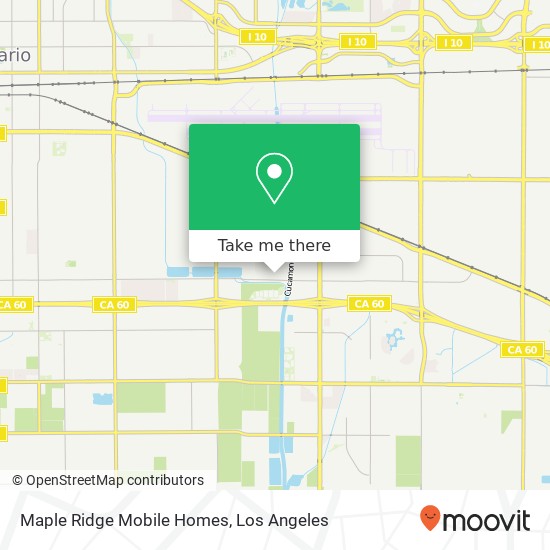 Maple Ridge Mobile Homes map