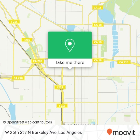 Mapa de W 26th St / N Berkeley Ave