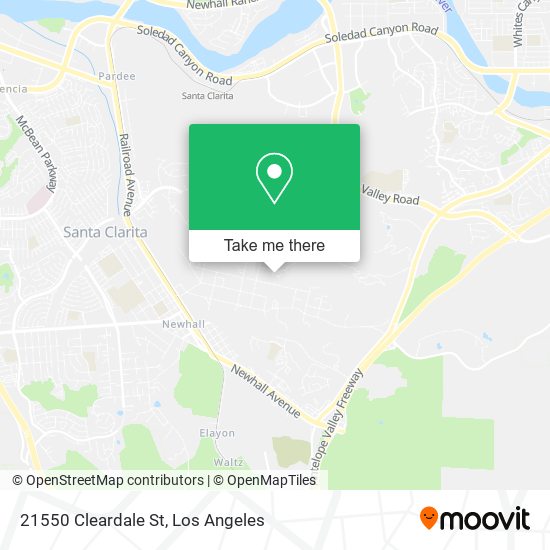 21550 Cleardale St map