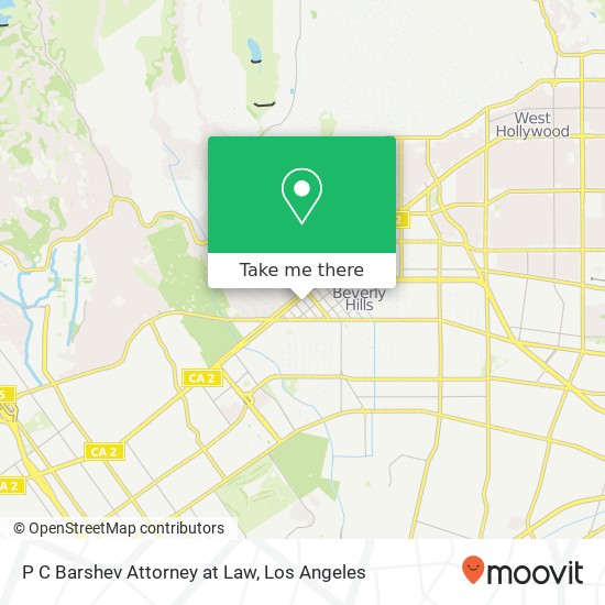 P C Barshev Attorney at Law map