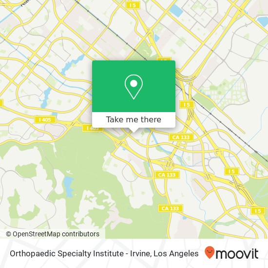 Orthopaedic Specialty Institute - Irvine map