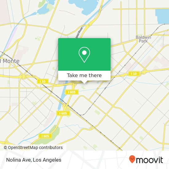 Nolina Ave map