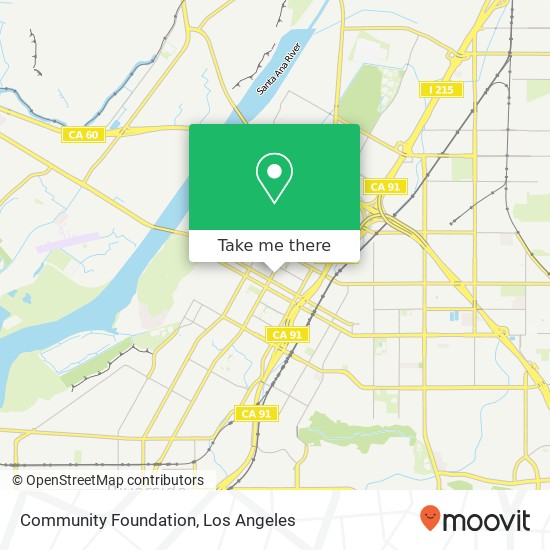 Community Foundation map