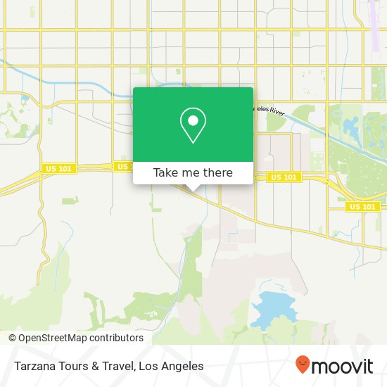 Tarzana Tours & Travel map