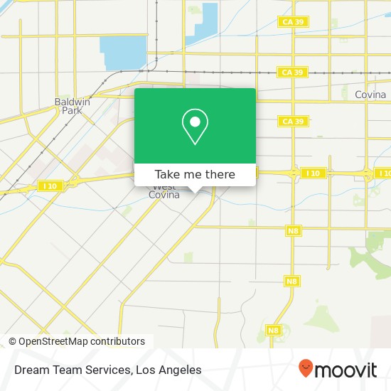 Dream Team Services map