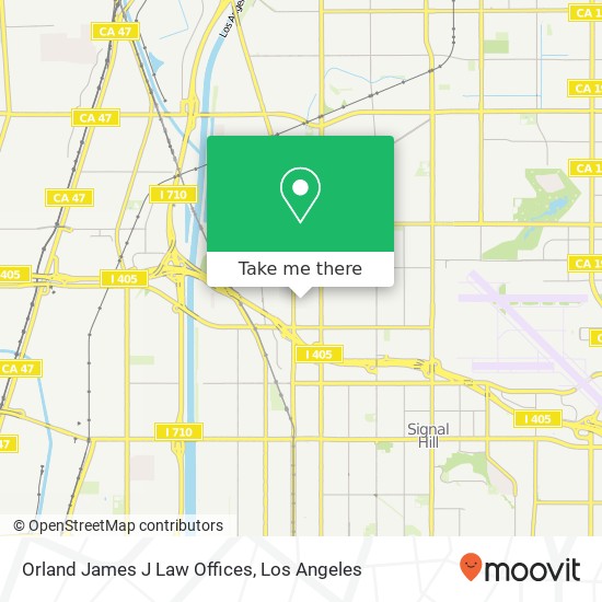 Orland James J Law Offices map