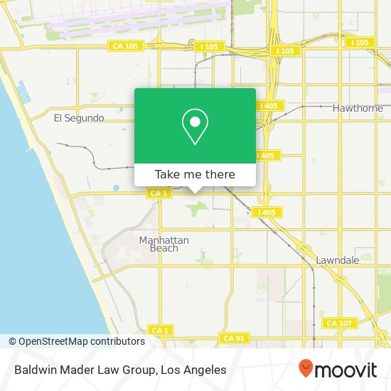 Baldwin Mader Law Group map