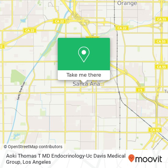 Aoki Thomas T MD Endocrinology-Uc Davis Medical Group map