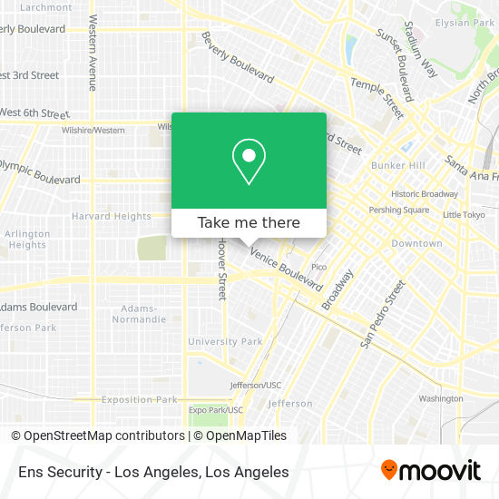 Ens Security - Los Angeles map