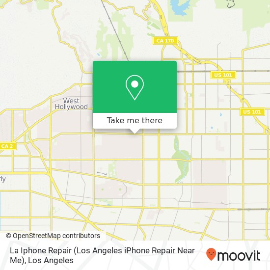 La Iphone Repair (Los Angeles iPhone Repair Near Me) map