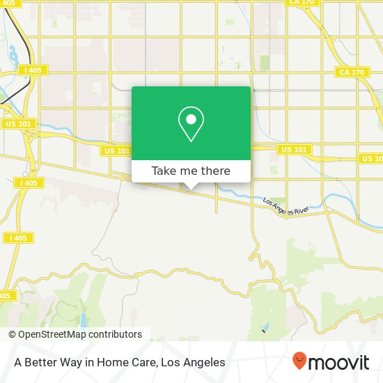 A Better Way in Home Care map