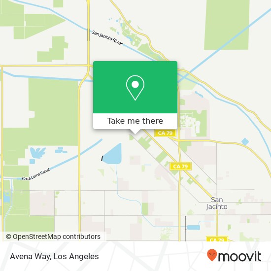 Mapa de Avena Way