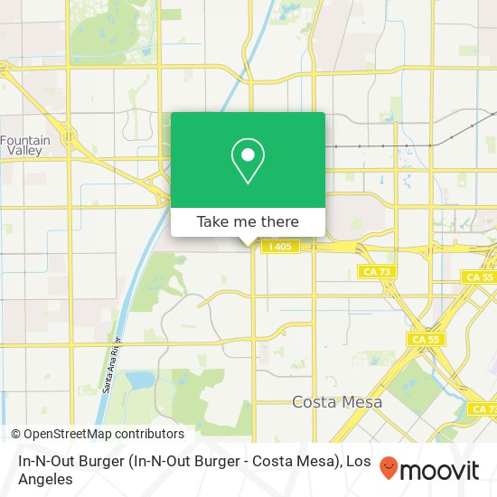 In-N-Out Burger (In-N-Out Burger - Costa Mesa) map