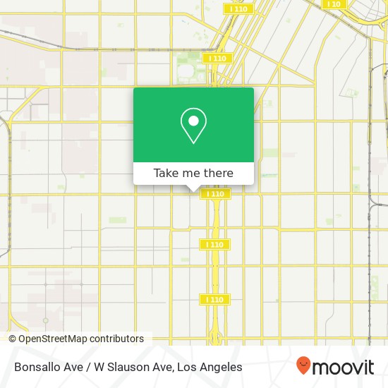 Mapa de Bonsallo Ave / W Slauson Ave