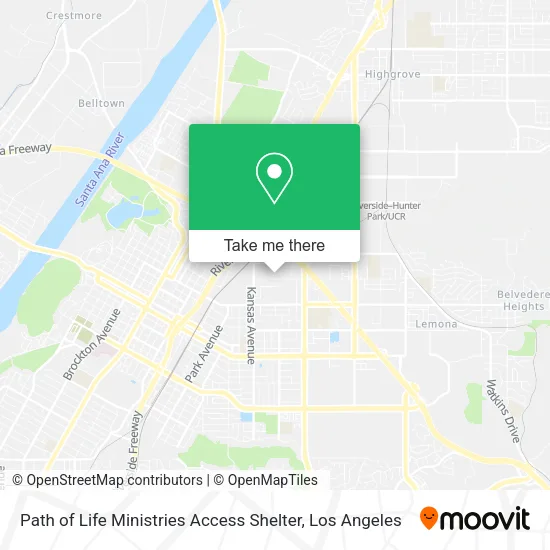 Mapa de Path of Life Ministries Access Shelter