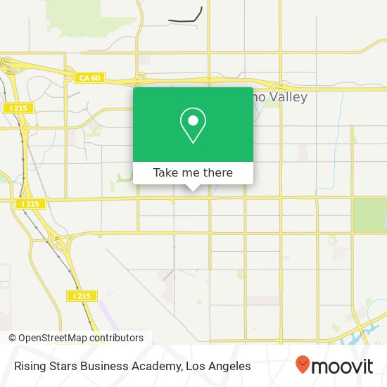 Mapa de Rising Stars Business Academy