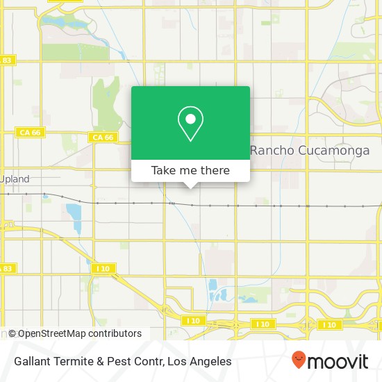 Gallant Termite & Pest Contr map