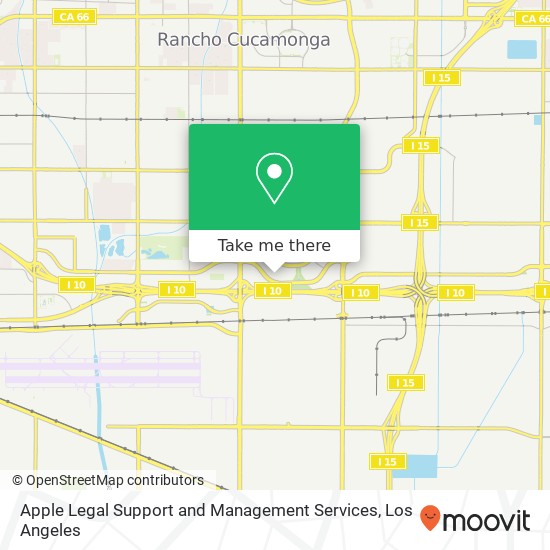 Mapa de Apple Legal Support and Management Services