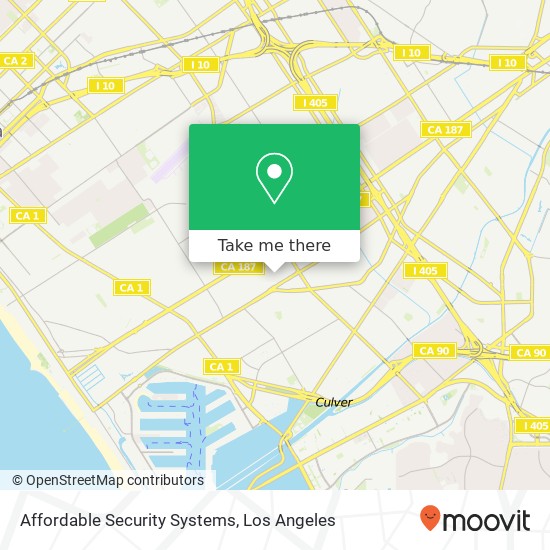 Affordable Security Systems map