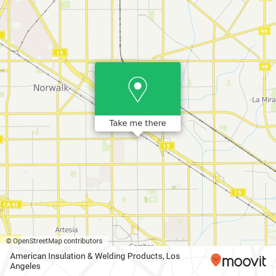 American Insulation & Welding Products map