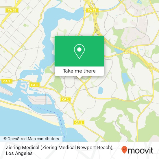 Ziering Medical (Ziering Medical Newport Beach) map