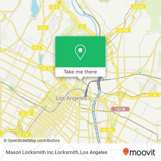 Mason Locksmith Inc Locksmith map
