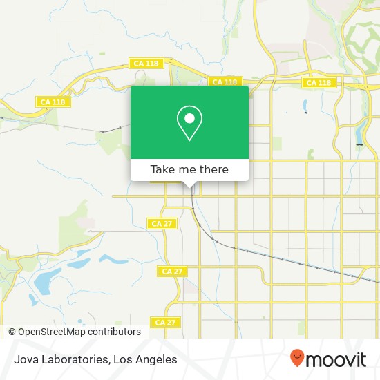 Jova Laboratories map