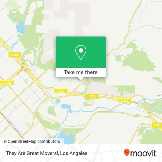 They Are Great Movers! map