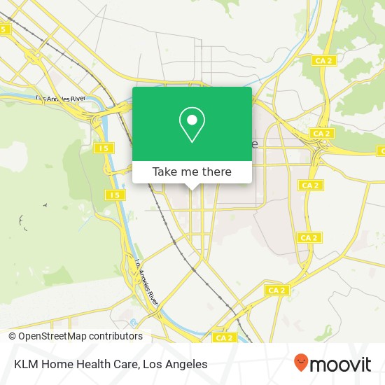 KLM Home Health Care map
