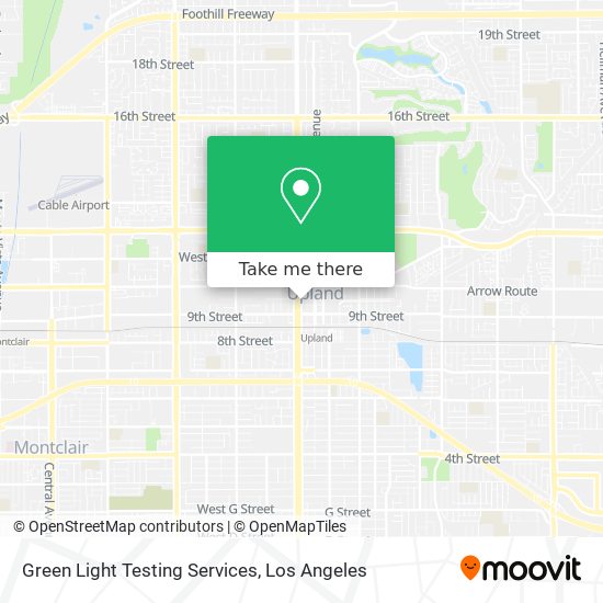 Green Light Testing Services map