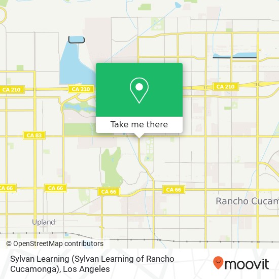 Sylvan Learning (Sylvan Learning of Rancho Cucamonga) map
