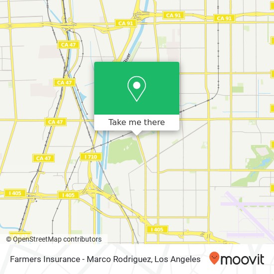 Farmers Insurance - Marco Rodriguez map