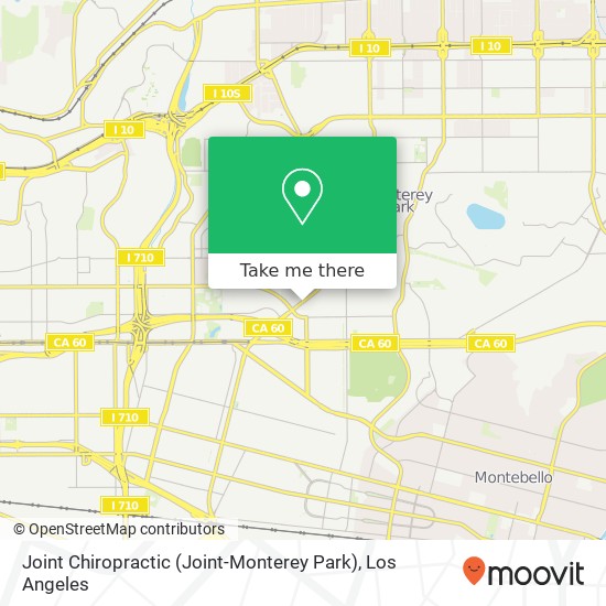 Joint Chiropractic (Joint-Monterey Park) map